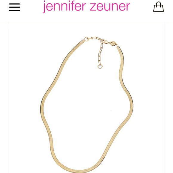 Jennifer Zeuner NWT  Karli Necklace in Gold - Picture 9 of 10